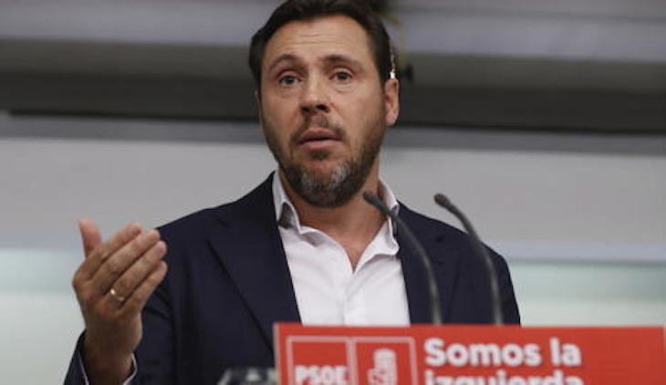 Óscar Puente, dirigente del PSOE.  / Twitter.