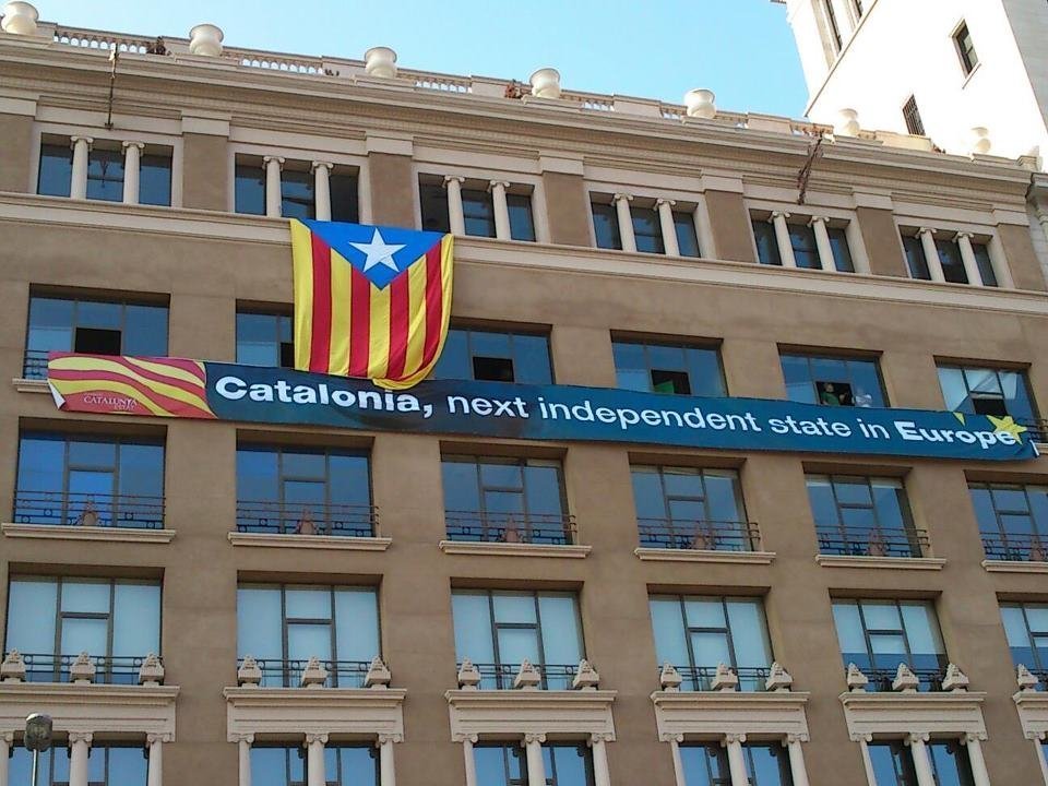 Bandera independentista de Cataluña.